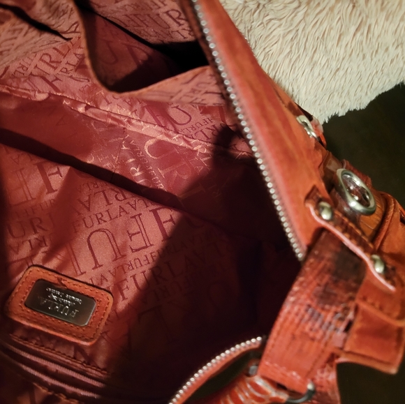 Furla all suede designer bag - Picture 7 of 8